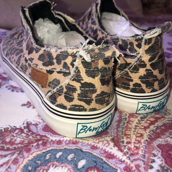 New Blowfish Malibu leopard print sneakers - Picture 5 of 6